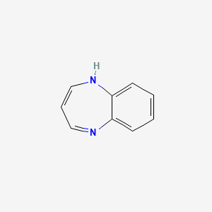 molecular formula C9H8N2 B15292245 1H-1,5-Benzodiazepine CAS No. 265-02-1