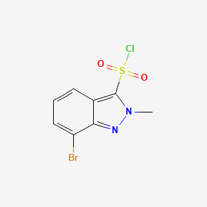 7-Bromo-2-methyl-2H-indazole-3-sulfonyl chloride