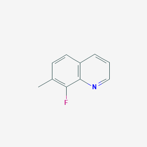 molecular formula C10H8FN B1529234 8-Fluoro-7-methylquinoline CAS No. 1420794-63-3