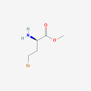 molecular formula C5H10BrNO2 B15292372 Methyl(R)-2-amino-4-bromobutyrate 