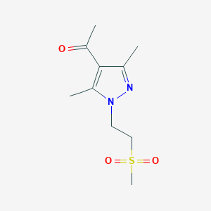 1-[1-(2-methanesulfonylethyl)-3,5-dimethyl-1H-pyrazol-4-yl]ethan-1-one