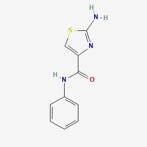 2-amino-N-phenyl-1,3-thiazole-4-carboxamide