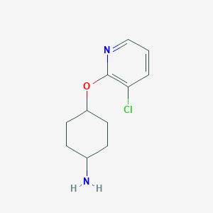 4-[(3-Chloropyridin-2-yl)oxy]cyclohexan-1-amine