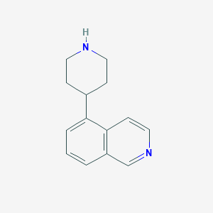 molecular formula C14H16N2 B1529245 5-(Piperidin-4-yl)isoquinoline CAS No. 1256807-40-5