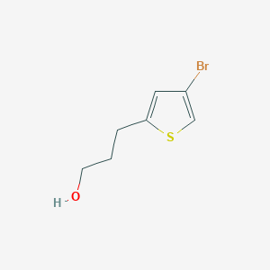 molecular formula C7H9BrOS B1529248 3-(4-Bromothiophen-2-yl)propan-1-ol CAS No. 1000529-80-5