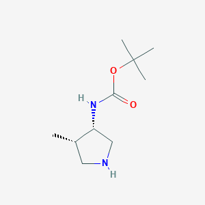 (3S,4S)-3-(Boc-amino)-4-methylpyrrolidine