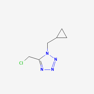 5-(chloromethyl)-1-(cyclopropylmethyl)-1H-1,2,3,4-tetrazole