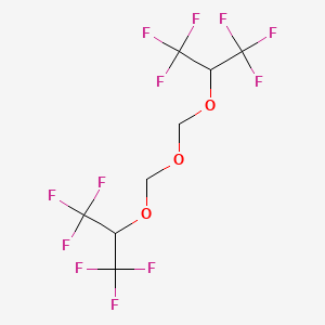 molecular formula C8H6F12O3 B15292563 Bis(hexafluoroisopropoxymethyl)ether 
