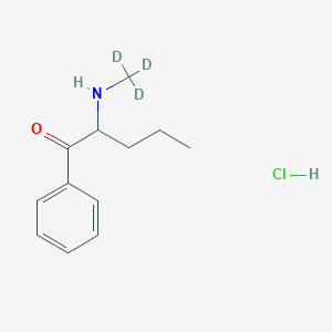 molecular formula C12H18ClNO B15292634 Pentedrone-d3 Hydrochloride 