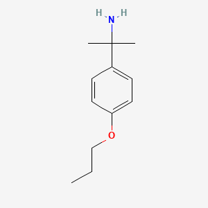 2-(4-Propoxyphenyl)propan-2-amine