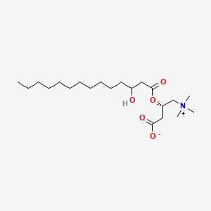 molecular formula C21H41NO5 B15292675 3-Hydromyristoyl Carnitine Inner Salt 