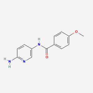 molecular formula C13H13N3O2 B1529270 N-(6-aminopyridin-3-yl)-4-methoxybenzamide CAS No. 1290702-34-9