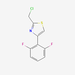 2-(Chloromethyl)-4-(2,6-difluorophenyl)-1,3-thiazole