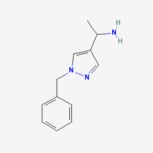 1-(1-Benzyl-1H-pyrazol-4-yl)-ethylamine