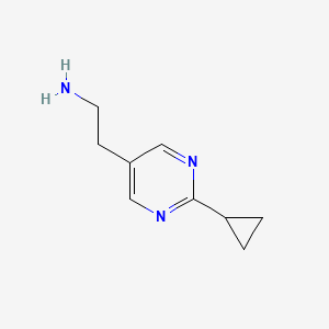 2-(2-Cyclopropylpyrimidin-5-YL)ethanamine