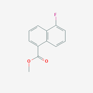 molecular formula C12H9FO2 B15292828 methyl 5-fluoronaphthalene-1-carboxylate 