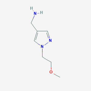 (1-(2-methoxyethyl)-1H-pyrazol-4-yl)methanamine