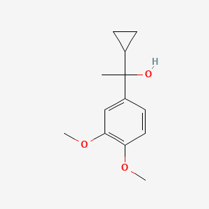 1-Cyclopropyl-1-(3,4-dimethoxyphenyl)ethanol
