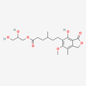 molecular formula C20H28O8 B15292913 Dihydroxypropyl Mycophenolate 