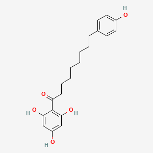 molecular formula C21H26O5 B15292963 Malabaricone E 