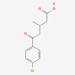 5-(4-Bromophenyl)-3-methyl-5-oxopentanoic acid