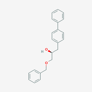 molecular formula C22H22O2 B15293068 (alphaS)-alpha-[(Phenylmethoxy)methyl][1,1'-biphenyl]-4-ethanol 