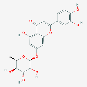 molecular formula C21H20O10 B15293101 luteolin-7-O-alpha-L-rhamnoside 