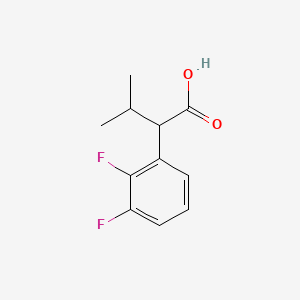 molecular formula C11H12F2O2 B1529316 2,3-Difluoro-alpha-(1-methylethyl)-benzeneacetic acid CAS No. 1342082-49-8