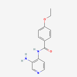 molecular formula C14H15N3O2 B1529317 N-(3-aminopyridin-4-yl)-4-ethoxybenzamide CAS No. 1281215-72-2