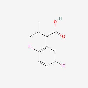 molecular formula C11H12F2O2 B1529320 2-(2,5-Difluorophenyl)-3-methylbutanoic acid CAS No. 1339754-82-3