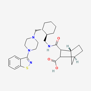 molecular formula C28H38N4O3S B15293222 Lurasidone Opened Imide (Mixture of Diastereomers) 