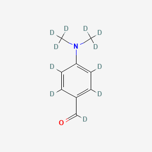 molecular formula C9H11NO B15293289 4-(Dimethylamino)benzaldehyde-d11 