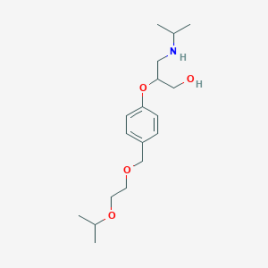 molecular formula C18H31NO4 B15293298 Bisoprolol fumarate impurity F [EP impurity] CAS No. 1798418-82-2