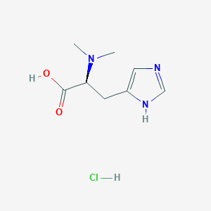 molecular formula C8H14ClN3O2 B15293355 N,N-Dimethyl-L-histidine Hydrochloride 