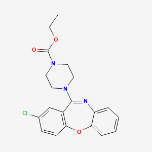 molecular formula C20H20ClN3O3 B15293533 Ethyl 4-(2-Chlorodibenz[b,f][1,4]oxazepin-11-yl)-1-piperazinecarboxylic Acid Ester 