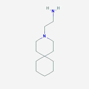 2-{3-Azaspiro[5.5]undecan-3-yl}ethan-1-amine