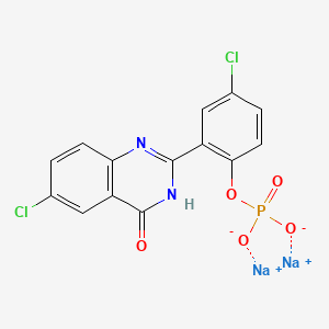 molecular formula C14H7Cl2N2Na2O5P B15293563 FLsharptrade mark-Phosphate, disodium salt 