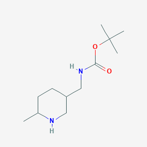 tert-butyl N-[(6-methylpiperidin-3-yl)methyl]carbamate