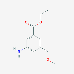 Ethyl 3-amino-5-(methoxymethyl)benzoate
