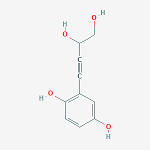molecular formula C10H10O4 B15293593 (+/-)-Speciosin P 