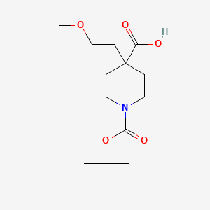 1-(tert-Butoxycarbonyl)-4-(2-methoxyethyl)piperidine-4-carboxylic acid