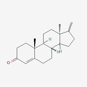 molecular formula C20H28O B15293630 (13a)-17-Methyleneandrost-4-en-3-one 