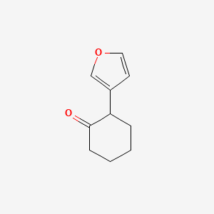 2-(Furan-3-yl)cyclohexan-1-one