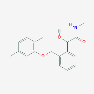 molecular formula C18H21NO3 B15293664 Mandestrobin 2-Demethyl 