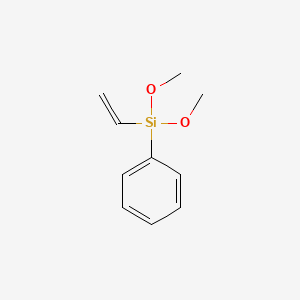 molecular formula C10H14O2Si B15293693 Phenylvinyldimethoxysilane 