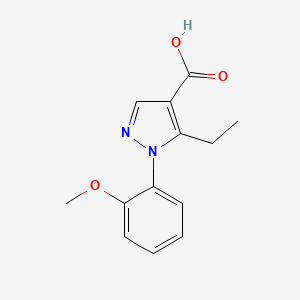 5-ethyl-1-(2-methoxyphenyl)-1H-pyrazole-4-carboxylic acid