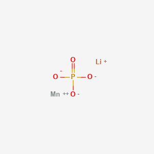 molecular formula LiMnO4P B15293732 Lithium manganese(II) phosphate CAS No. 13826-59-0