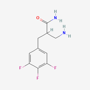 3-Amino-2-[(3,4,5-trifluorophenyl)methyl]propanamide