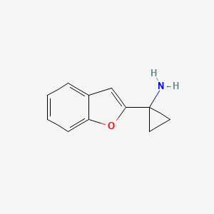 1-(1-Benzofuran-2-yl)cyclopropan-1-amine