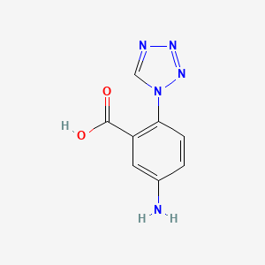 5-amino-2-(1H-1,2,3,4-tetrazol-1-yl)benzoic acid